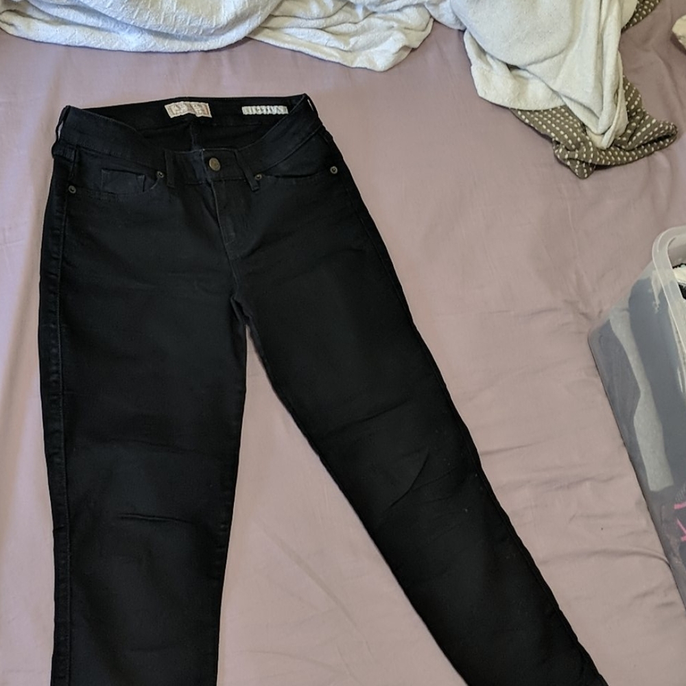 Guess crop black pants
